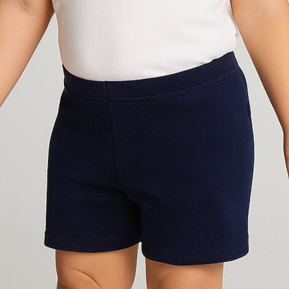 Garanimals Dark Knit Denim Shorts Pull Up Elastic Waist Blue 4T - Picture 1 of 10